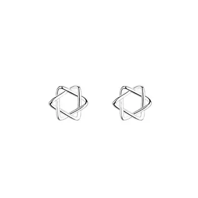 S999 Silberohrstecker minimalistisches Design