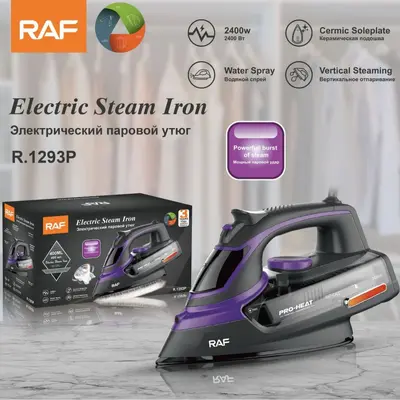 RAF 2400W taşınabilir buhar ütüsü, ev tipi, kuru ve ıslak kullanımlı - 2