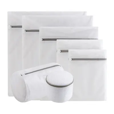Shumi 70g kalınlaştırılmış çamaşır torbası, iç çamaşırı ve kıyafetler için ince ağlı büyük file çanta, ev tipi çamaşır makinesi saklama, toptan satış. - 6