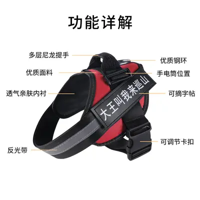 K9 Vest-Style Dog Harness and Leash for Medium and Large Dogs