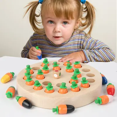 Radish Mushroom Memory Chess Children's Concentration Game