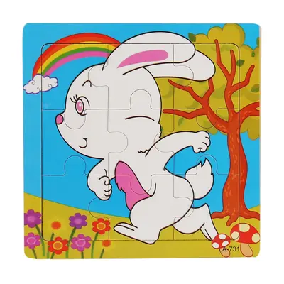 9-teiliges Kinder-Holzpuzzle, Lernspielzeug - 9