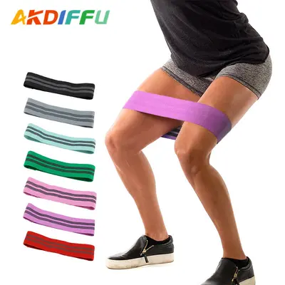 Yoga Cotton Resistance Band Hip Circle Non-Slip