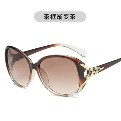 Large Frame Women's Sunglasses, Anti-UV - 3