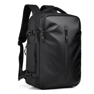 Vacuum Compression Men's Backpack with Combination Lock - 7