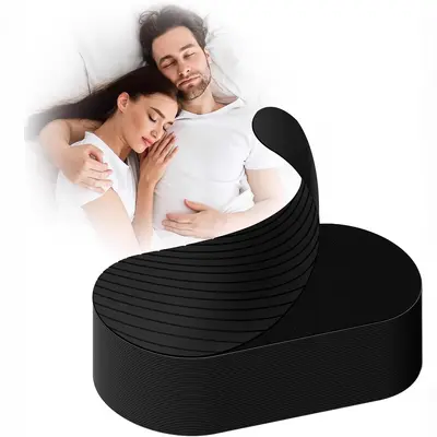 Hypoallergenic Micro-Porous Black Sleep Tape, Supports Nasal Breathing, Painless Removal