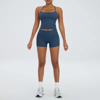8519 Yoga Wear Set, Quick-Dry Women's Running and Fitness Clothing - 8