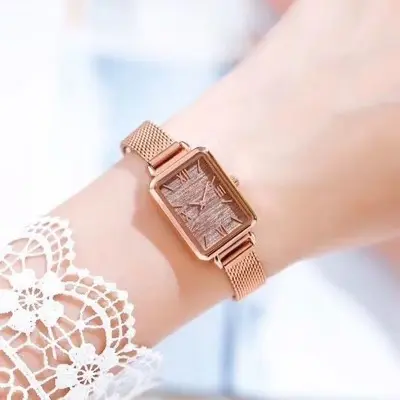 Small Green Watch Douyin Live Broadcast Popular Swiss Brand Square Women's Watch Student Korean Version Quartz Watch Dropshipping - 13