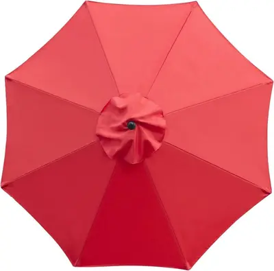 Single-Top Outdoor Garden Umbrella Replacement Canopy, Frame Not Included - 11