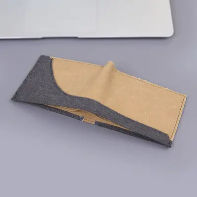 Kurze Herrenbrieftasche aus Jeansstoff mit 9 Kartenfächern - 5