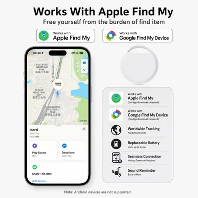 AirTag compatible tracker for Apple and Google devices - 5