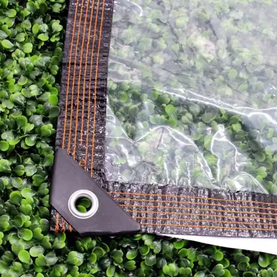 Transparent HDPE Rainproof Tarpaulin, Moisture-Proof Cover for Greenhouses