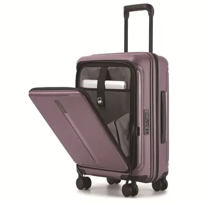 Trolley mit Frontöffnung, TSA-Schloss und Laptopfach - 8