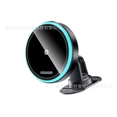 ESSAGER 15W Magnetic Wireless Charging Car Phone Mount, Adhesive Type - 6