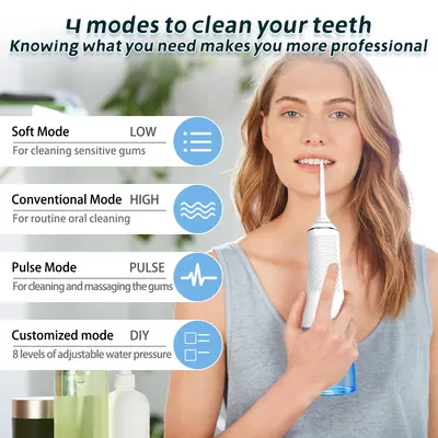 Portable Electric Dental Water Flosser for Plaque Removal - 3