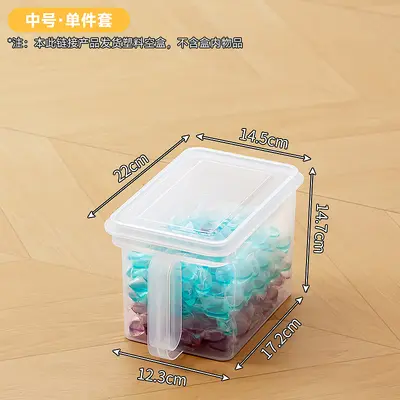 Kitchen storage box with wheels and handle - 7