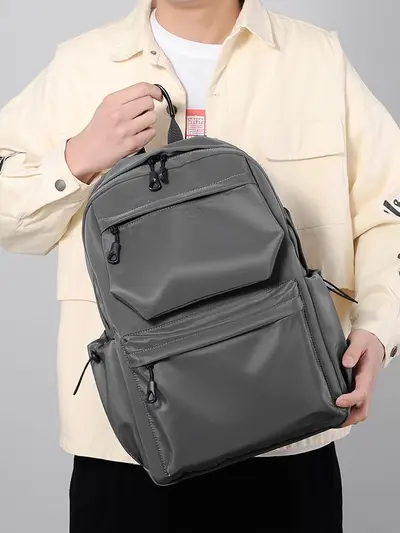 Men's Water-Resistant Backpack Large Capacity with Laptop Compartment - 3