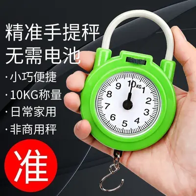 Precision spring scale 10kg with hook portable