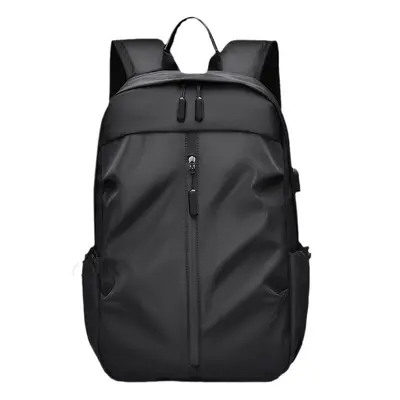 Casual City Backpack Large Capacity Laptop Compartment Waterproof Nylon - 6
