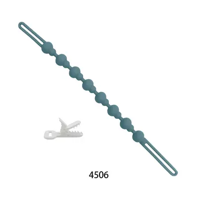 Baby Silicone Pacifier Clip Chain, Anti-Drop, with Teether Toy - 11