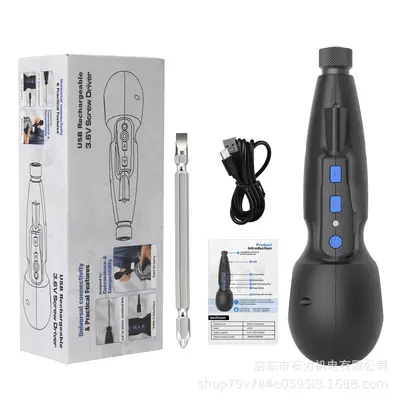 Industrial 3.6V rechargeable electric screwdriver set - 7