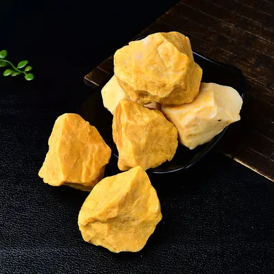 Natural Yellow Aventurine Raw Stone, Diffuser Stone, for Aromatherapy - 4