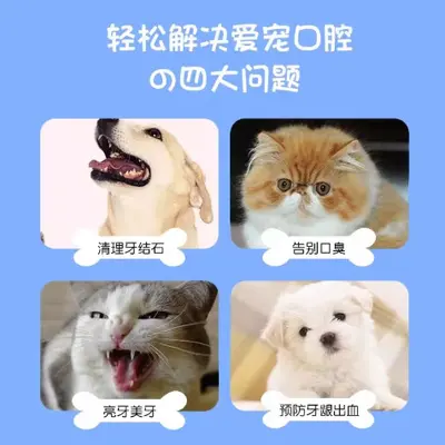 Pet toothpaste edible tartar removal for dogs and cats - 3