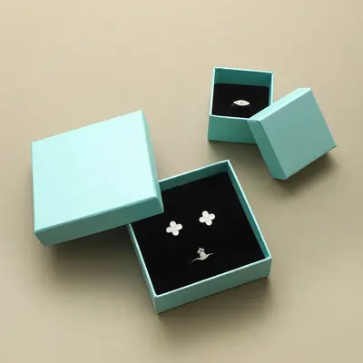 Factory Direct Sale Heaven and Earth Cover Jewelry Box Ring Bracelet Earring Necklace Box Jewelry Packaging Box Custom Logo Printing