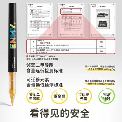 Enmi Acrylic Marker Pen Single Refill, Liquid Acrylic, Layerable Colors