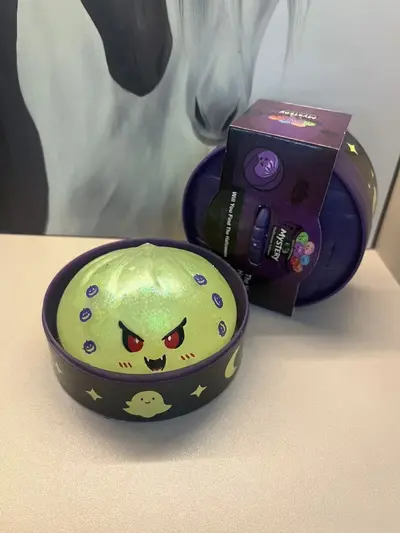 Halloween Vampire Bun Squishy Toy, Slow Rebound - 9