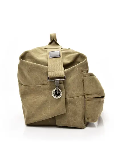 Herren-Rucksack, großes Fassungsvermögen, Leinenstoff, für Reise und Sport - 6