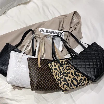 Damen-Tote-Bag, große Mama-Tasche, modische Einkaufstasche - 1