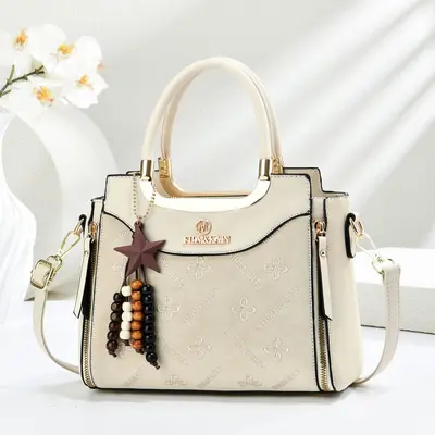 Women's Crossbody Bag, Printed Large Capacity Shoulder Handbag - 11