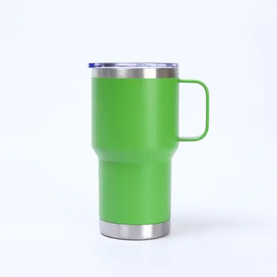 20oz paslanmaz çelik termos bardak, büyük kapasiteli, taşınabilir - 10