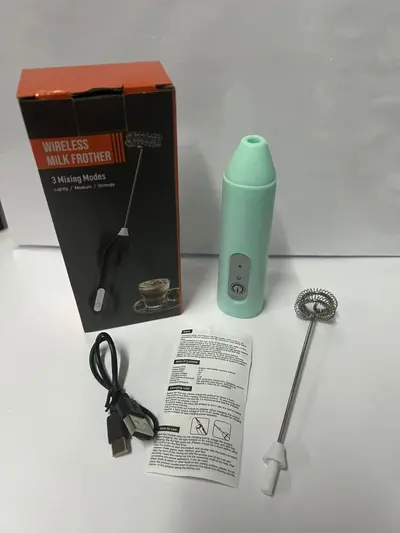 Factory electric milk frother, home type frother, hand-held egg beater, coffee milk special milk frother, mixer - 7