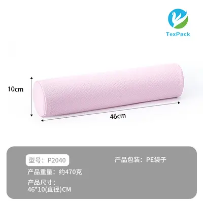 Memory-Foam-Zylinder-Nackenkissen, langsam federnde Struktur - 9
