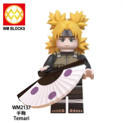 WM6111 Anime Series Building Blocks, 8 Mini Figures, Children's Educational - 8