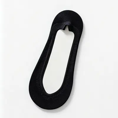Women's Summer Thin Mesh Invisible Boat Socks, Anti-Slip Silicone Heel - 7