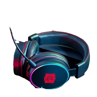 2.4G wireless gaming headset, düşük latency, RGB, noise cancelling