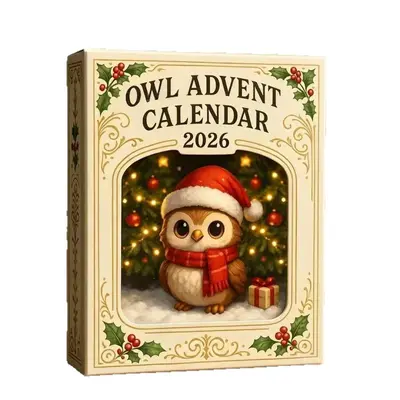 2026 24-Tage Eulen-Figur Blindbox Adventskalender