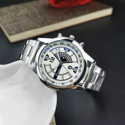 Fabrika doğrudan satış niş paslanmaz çelik dış ticaret erkek saatleri toptan sınır ötesi moda hediye kuvars erkek saatleri - 9