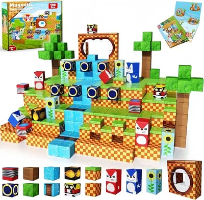 Magnetic Building Blocks, Hell Portal Design, Educational DIY Toy - 12