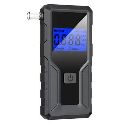 High-Precision Breath Alcohol Tester with Large Display, Portable Handheld - 6