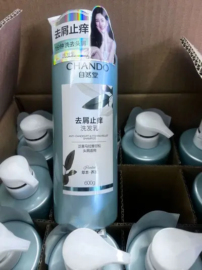 自然.堂控油蓬松青苹果香洗发水老牌国货去屑止痒洗头膏洗发露 - 8