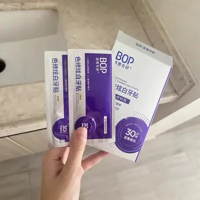 BOP Renk Onarımlı Beyaz Diş Bandı Seti, Sarı Dişleri Gideren Nazik Beyazlatıcı Şerit - 3