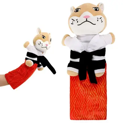Kangaroo Boxer Cat Interactive Boxing Toy, Plush Hand Puppet Teaser - 5