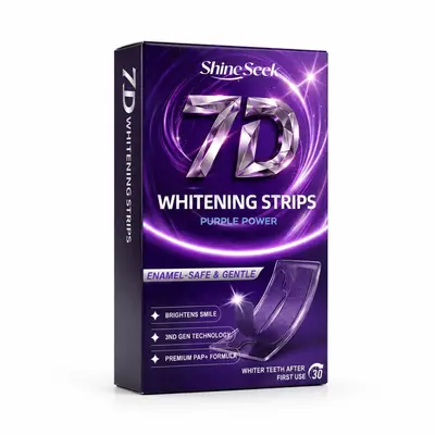Purple PAP 30-Minute Whitening Dry Teeth Strips, Peroxide-Free