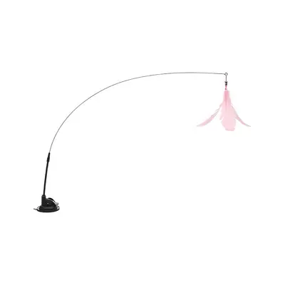 Suction Cup Cat Teaser Wand with Long Pole and Bell, Self-Play - 6