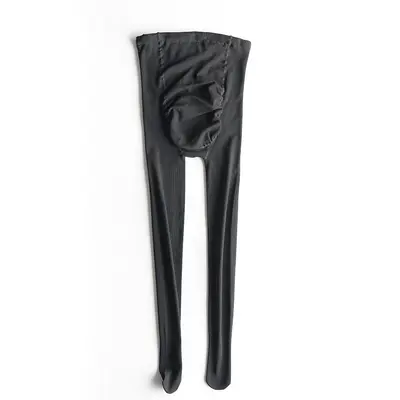 Fleece-Lined Maternity Tights with Adjustable Belly Support - 8