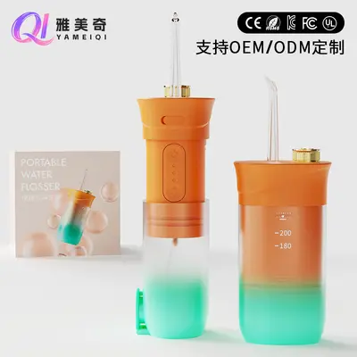 Portable Telescopic Electric Oral Irrigator, 4 Nozzles, Large Water Tank - 2